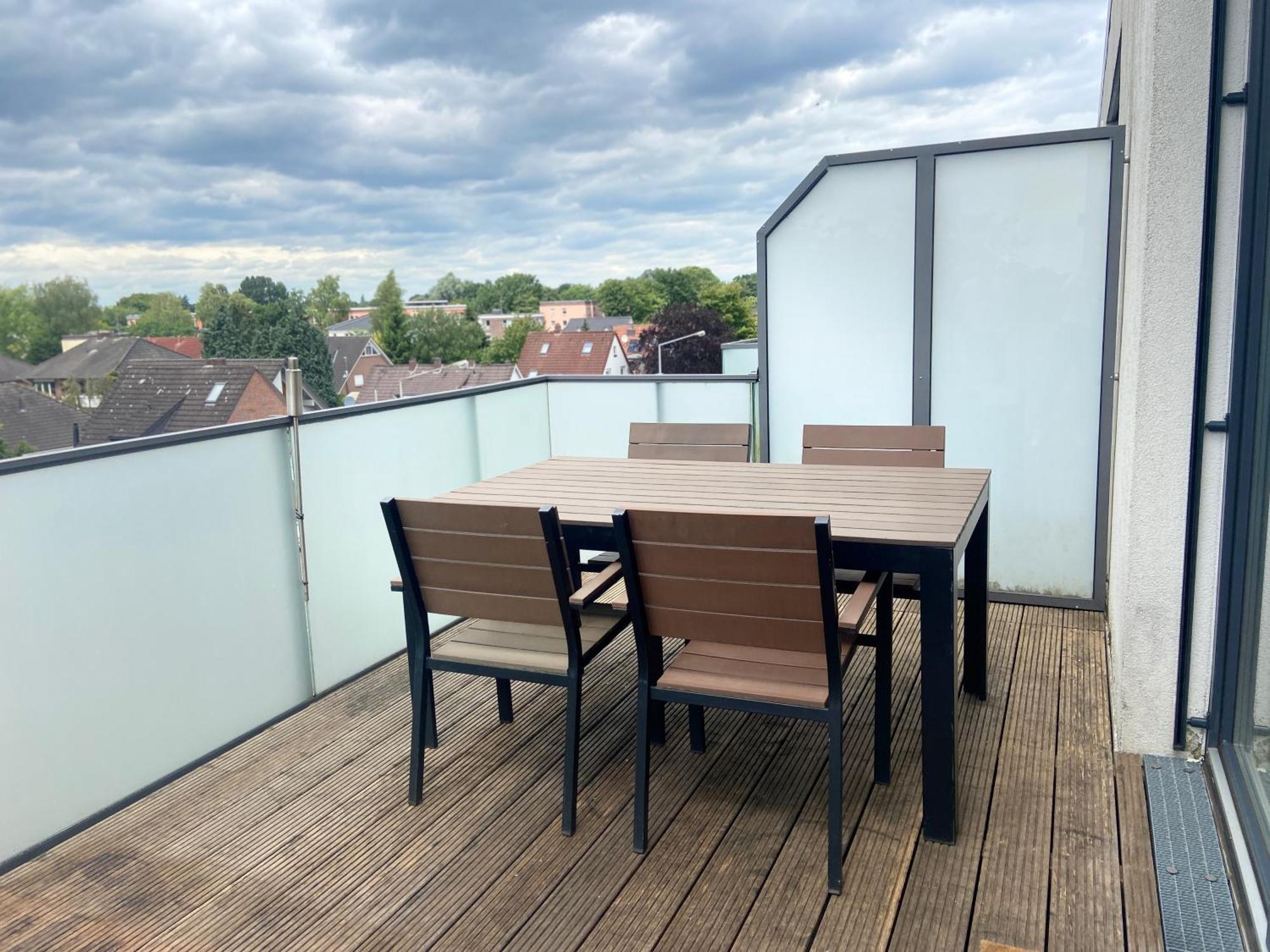 Апартаменти Micasa Ol - Modernes Penthouse - Stellplatz - Kueche - Wlan - Dachterrasse Ольденбург Екстер'єр фото