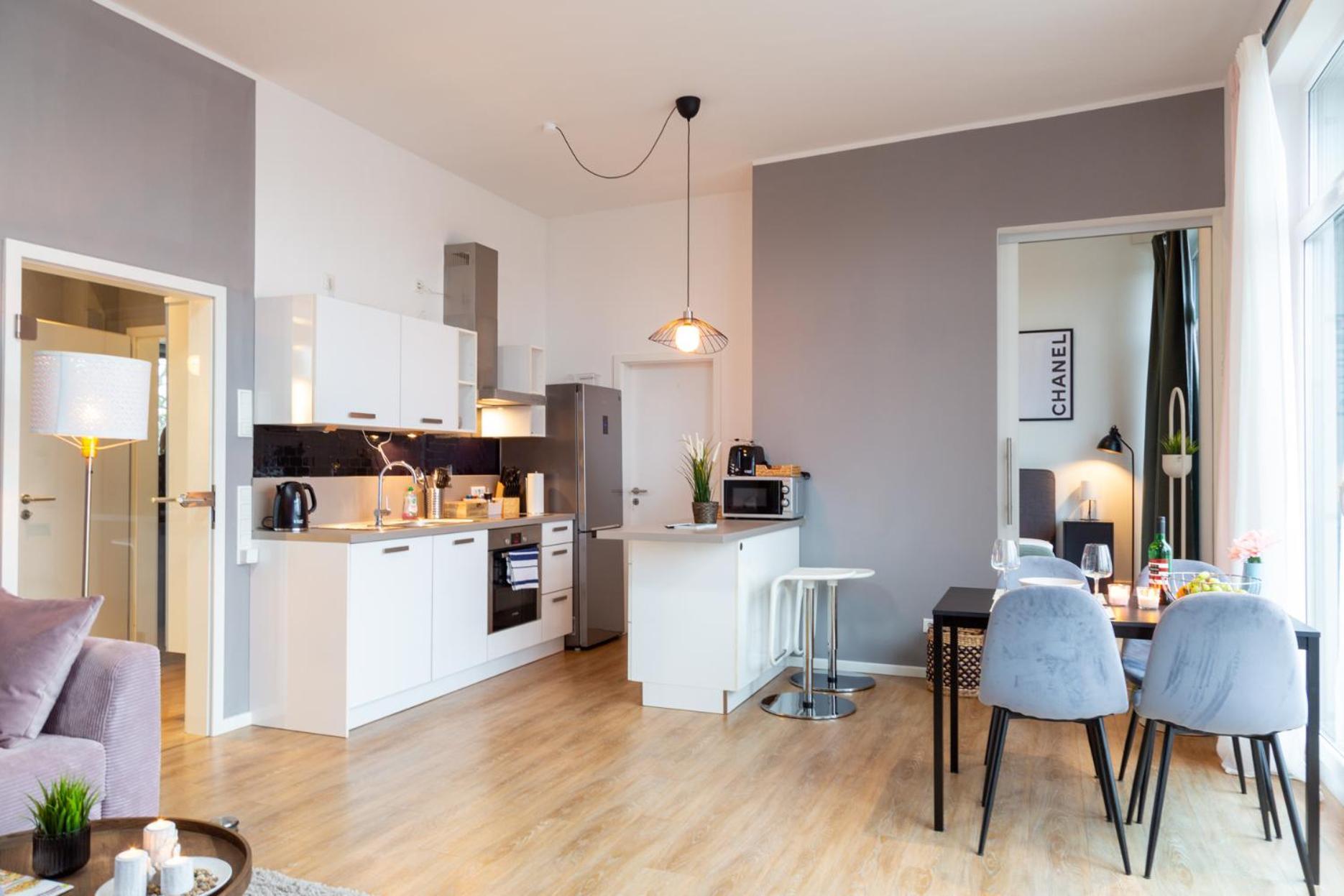 Апартаменти Micasa Ol - Modernes Penthouse - Stellplatz - Kueche - Wlan - Dachterrasse Ольденбург Екстер'єр фото